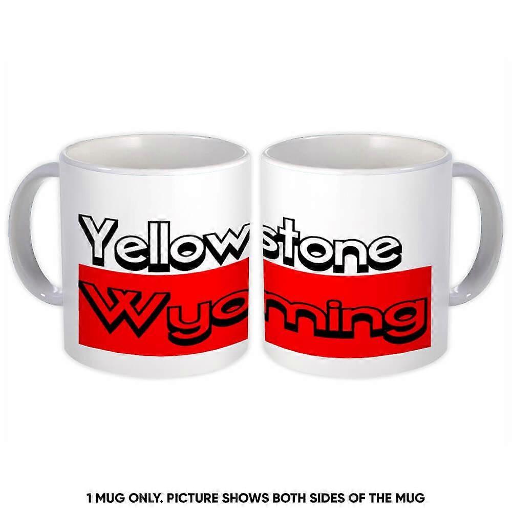 Gift Mug: Yellowstone Wyoming Rectangle