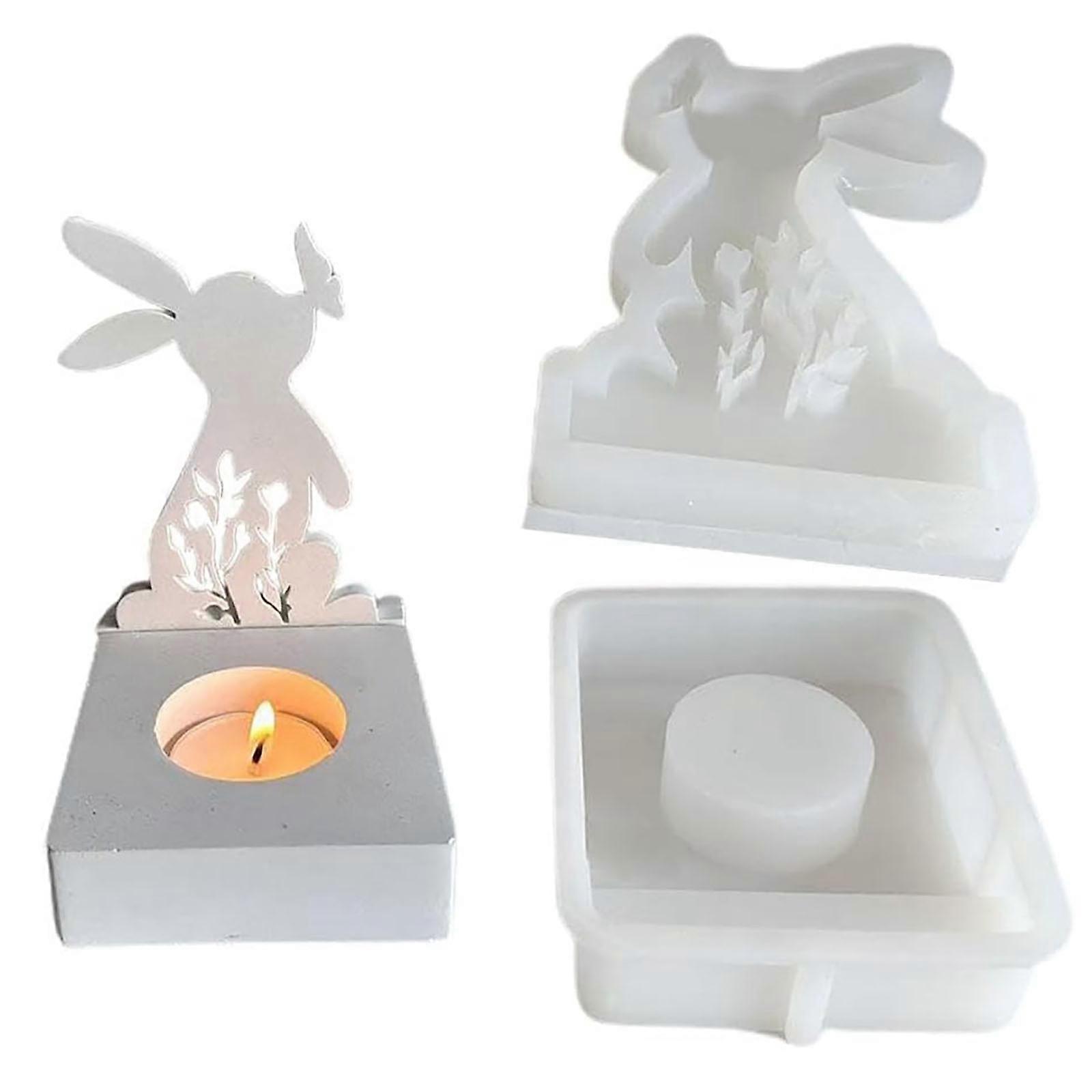 Silicon Sculptură Sculptură Albastru de Paște Forma iepurașului de Paște Forma iepurașului Forma iepurașului de Paște