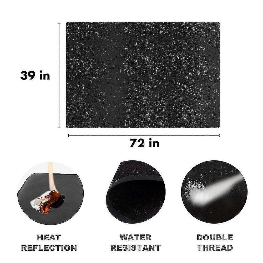Square Fireproof Mat Barbecue Mat Can Prevent High Temperature From Damaging The