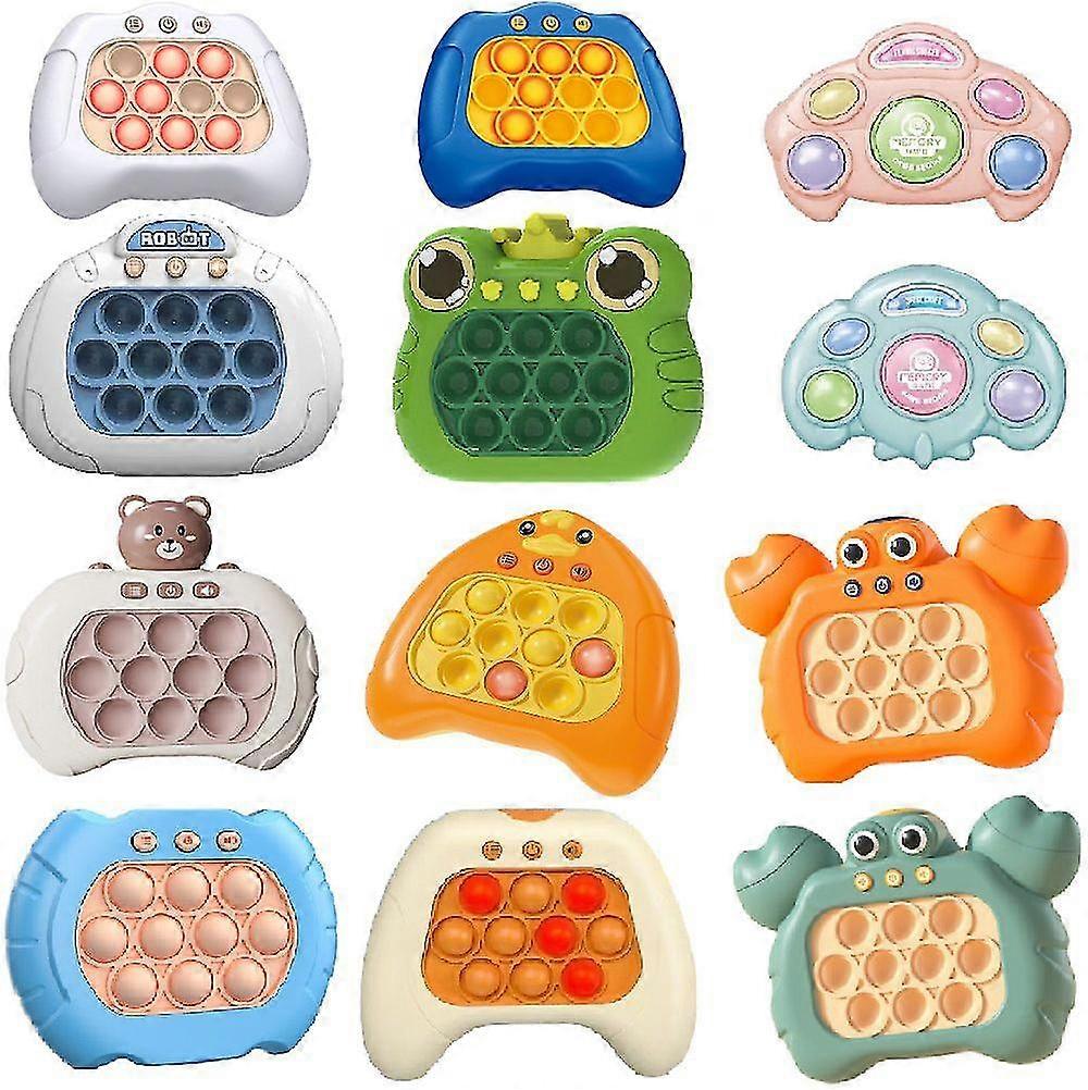 Rodent Control Pioneer Whack-a-mole Game Children's Speed Push Through Games Console Educational Toys Elimination Music