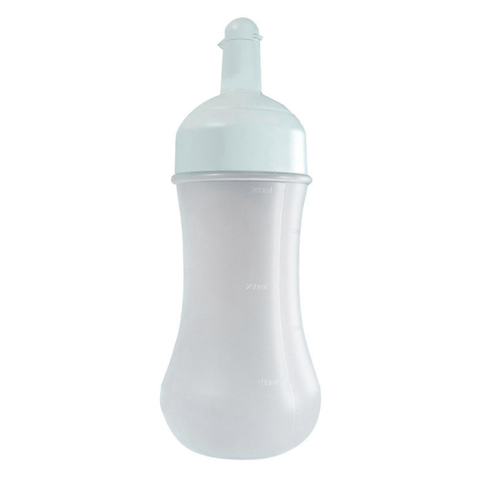 350ml Multifunctional Spice Jar Tight Sealing Plastic Clear Scale Flexible Sturdy Squeezing Bottle for Home