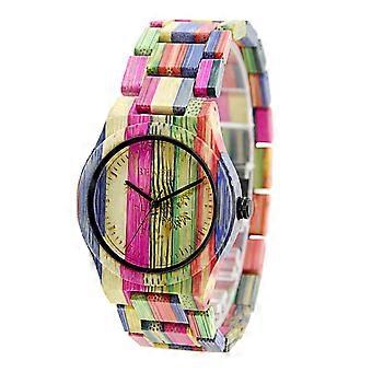 Fashionable Elegant Bamboo Wooden Watch Couples Quartz Wristwatch (#6)