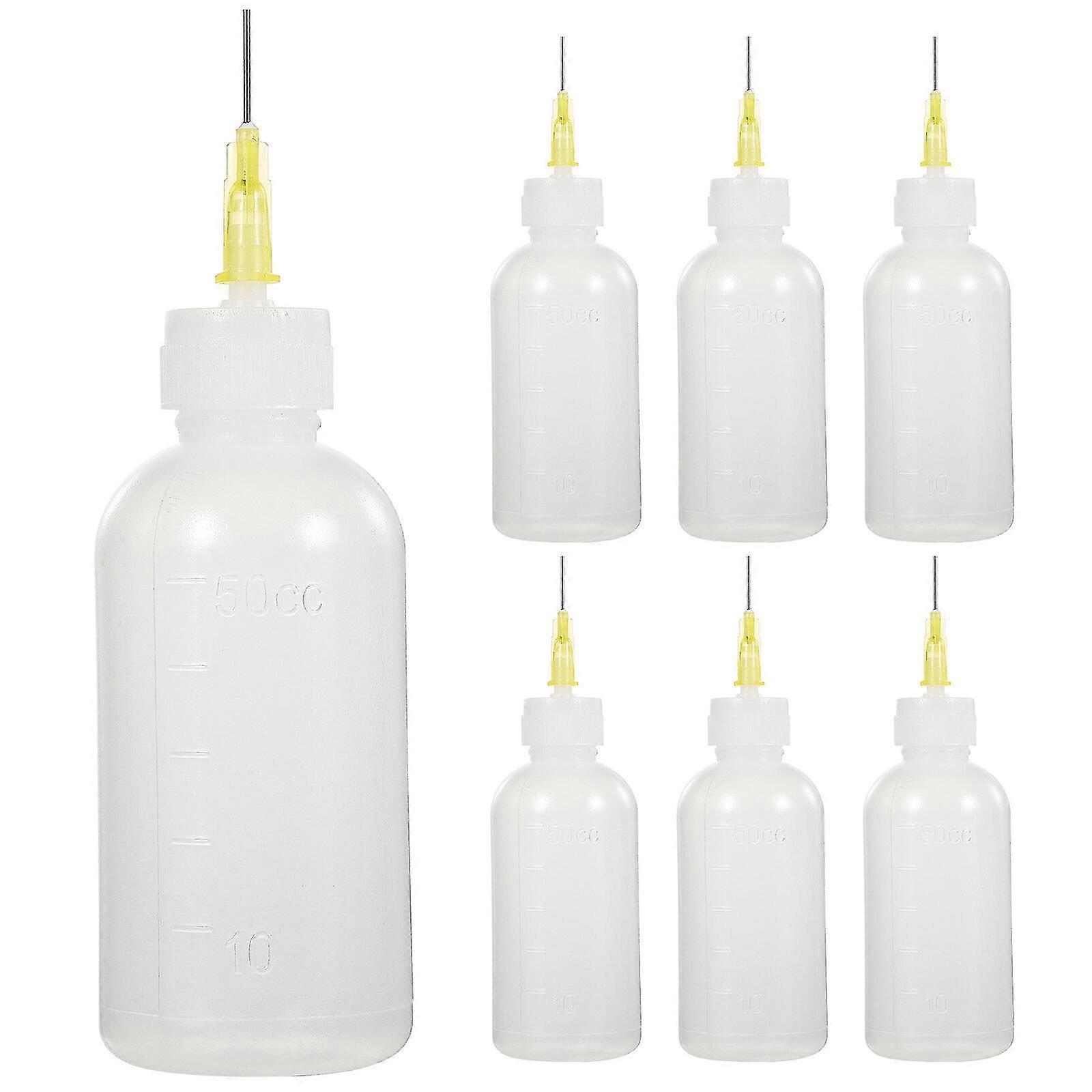 6pcs Multi Purpose Precision Needle Tip Applicator Squeeze Bottles Liquid Glue Dropper Dispenser