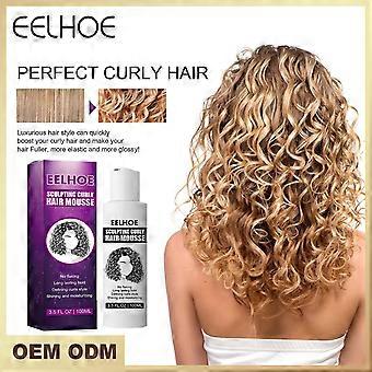 Hair Curl Mousse Natural Curl Boost Sculpting Hair Bounce Cream Fluffy Female Repair Curling Essence Hair Care Elasting