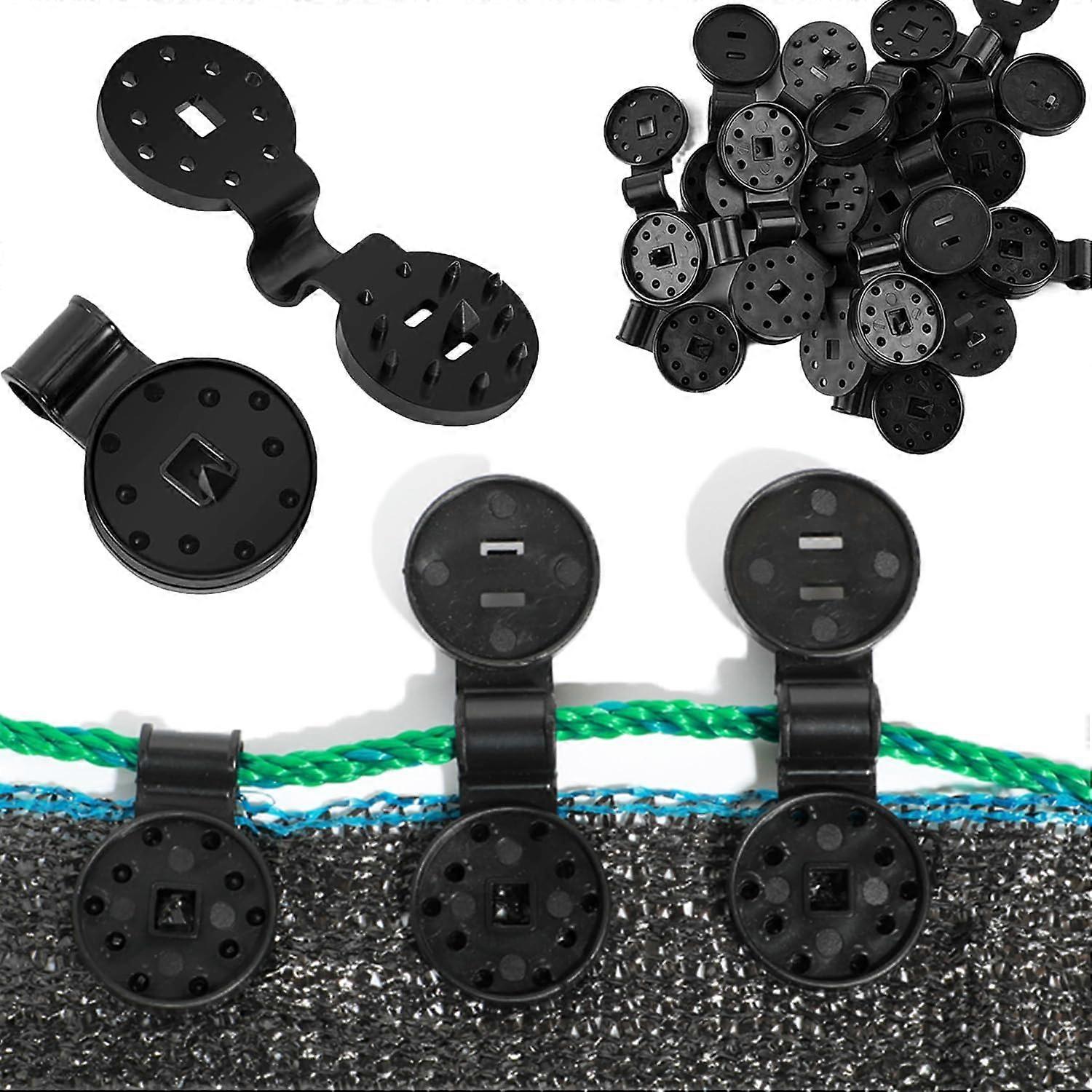 Skyggeduk Fix Plastklemme, Premium Tarp Clips Gjerde Stoff Klips for drivhus Utendørs Hage Netting