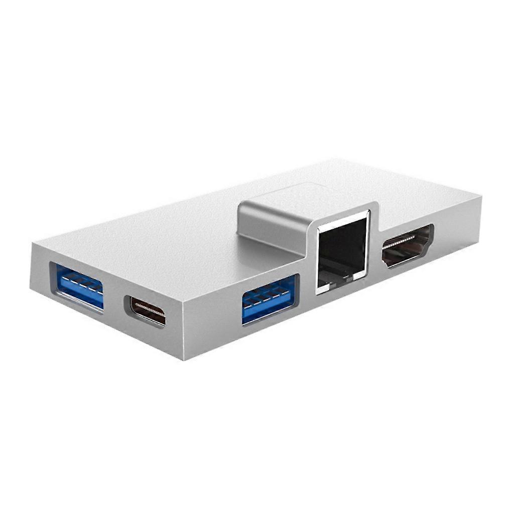 High-Speed Docking Station for Surface Pro X/8/9 - USB C, HDMI, Ethernet, SD/TF Card Reader