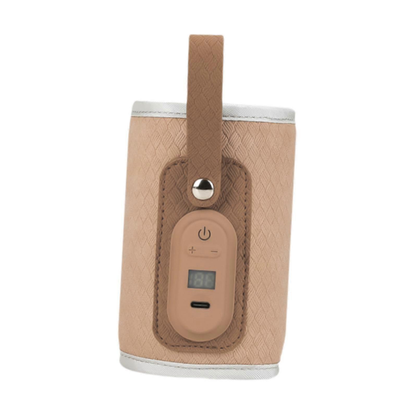 Maitopullon lämmitin USB-käyttöinen vedenlämmitin automatkailuun kotitalous ulkona khaki