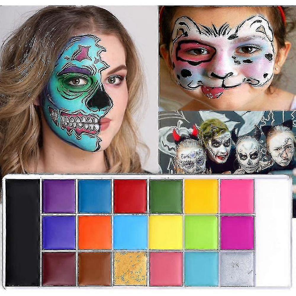 Conjunto de tinta corporal de 20 cores de Natal