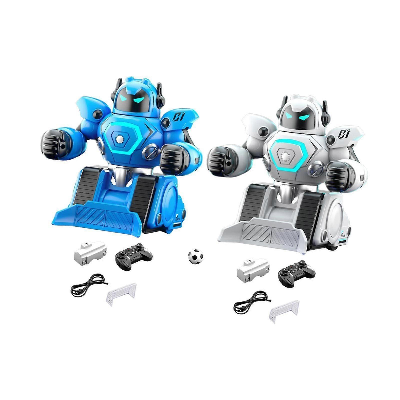 RC Battle Robots voor 3 4 5 6 7 8 tot 12 jaar oude jongen Tiener 4 tot 7 jaar oude jongens wit en blauw