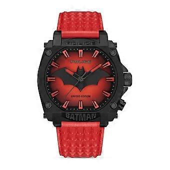 Police watches forever batman watch for Men Analog Quartz with Cowhide bracelet PEWGD0022604
