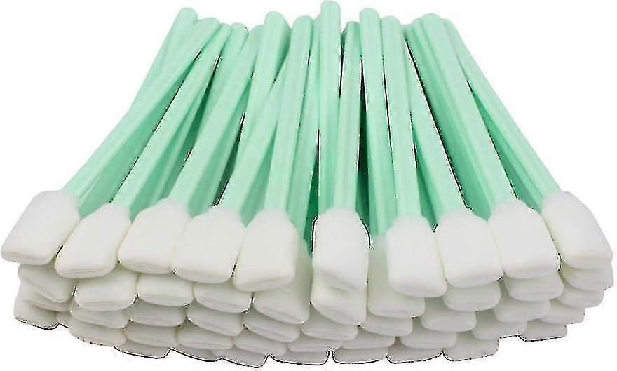 100pc 5.1 « carré rectangle mousse de nettoyage bâtonnets d’écouvillon pour solvant format imprimante jet d’encre Roland équipement optique