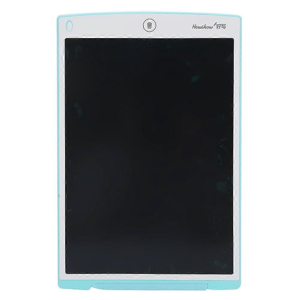 12in LCD Hand Writing Pad Eye Protection Children Drawing Electronic Tablet Board with Pen(Blue(with