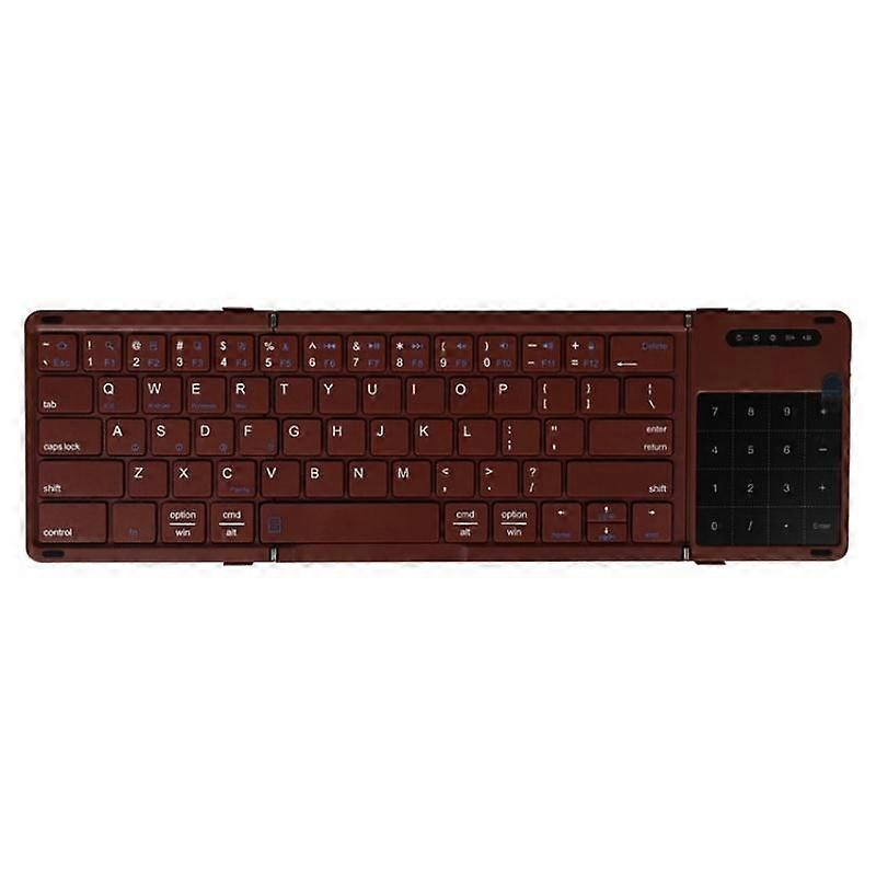 B077T Portable Foldable Wireless Bluetooth Keyboard With Touchpad B077T With Touchpad