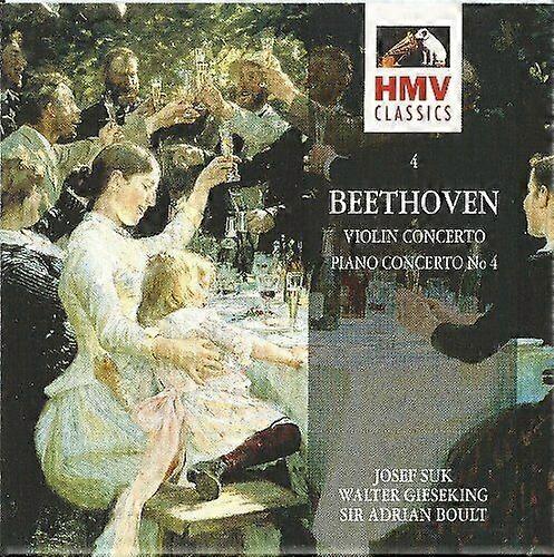 Walter Gieseking Beethoven Violin Concerto Piano Conce CD