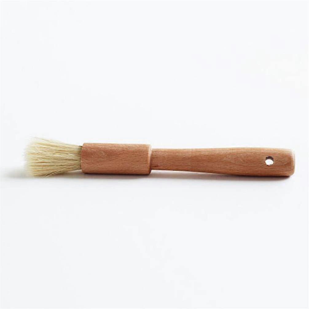 Boar Bristle Basting Brush - Wooden Handle Pastry & BBQ Tool