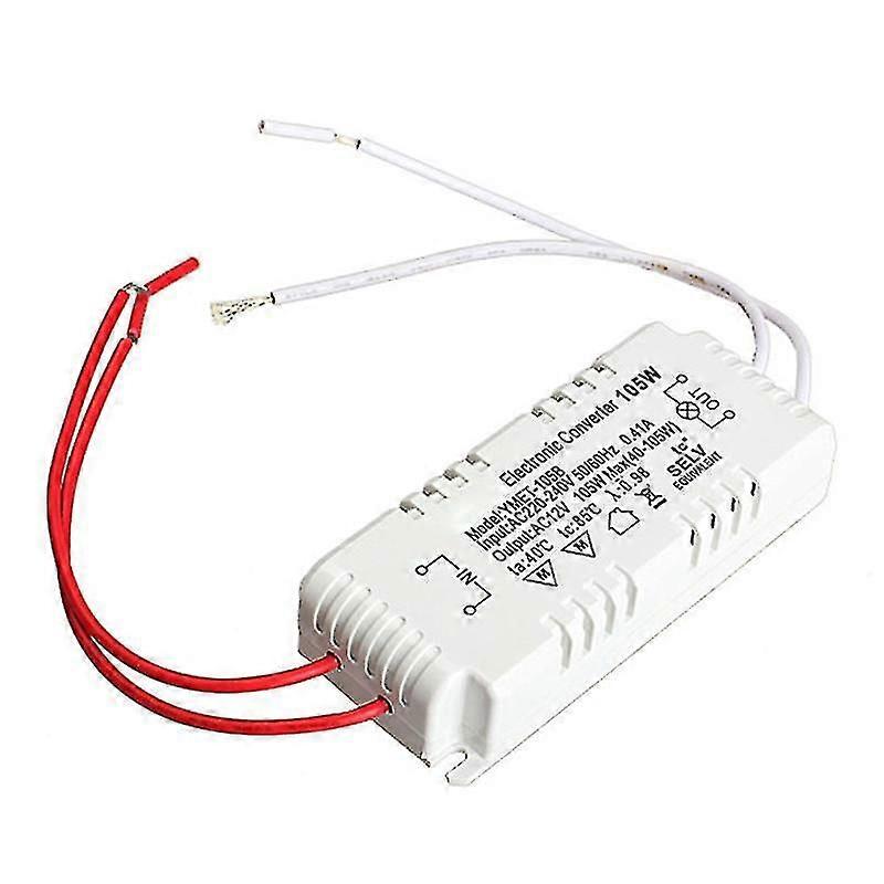 105W 12V Halogen Light LED Electronic Transformer Power Supply Driver