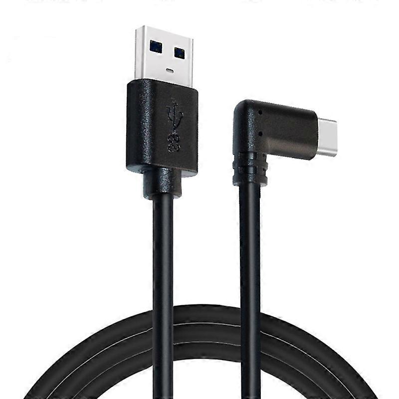 USB hann til USB 3.2 Gen1 Type-C albue VR Link Kabel For Oculus Quest 1 / 2, Kabellengde: 5m