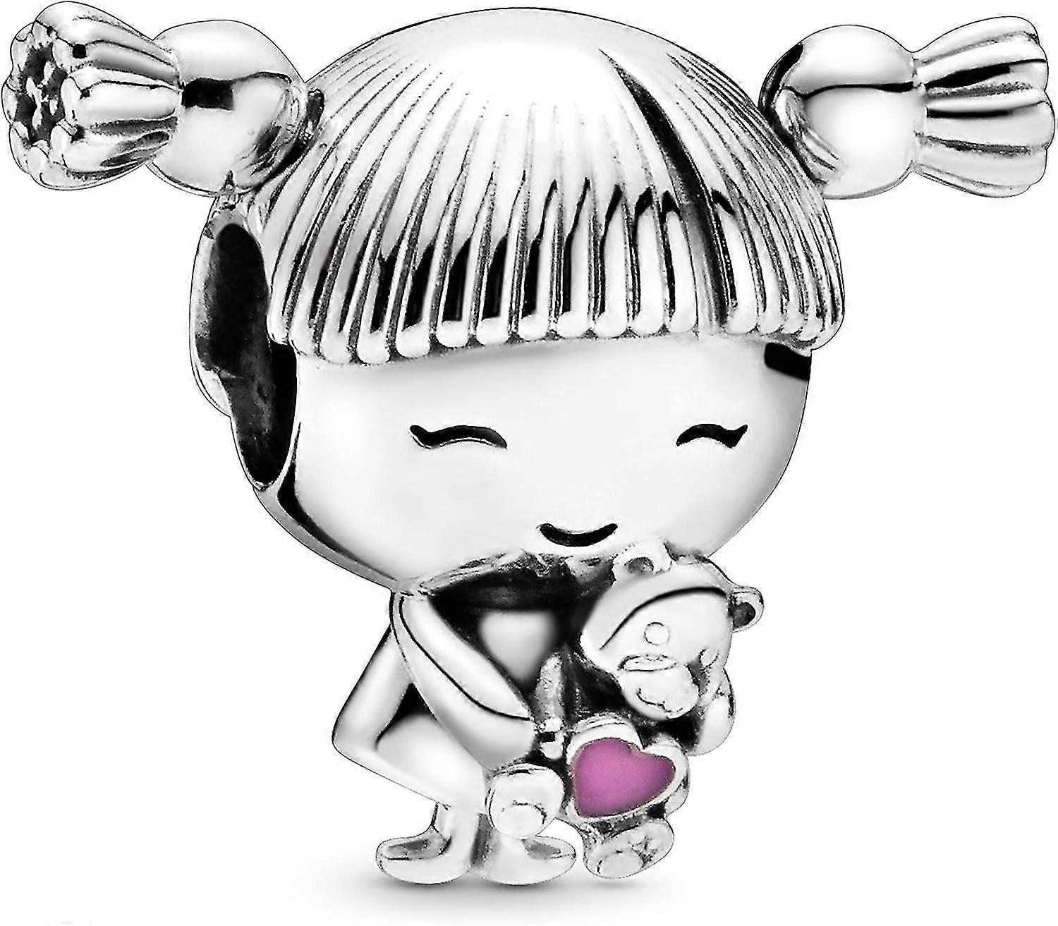 Liten flicka sterling silver charm smycken