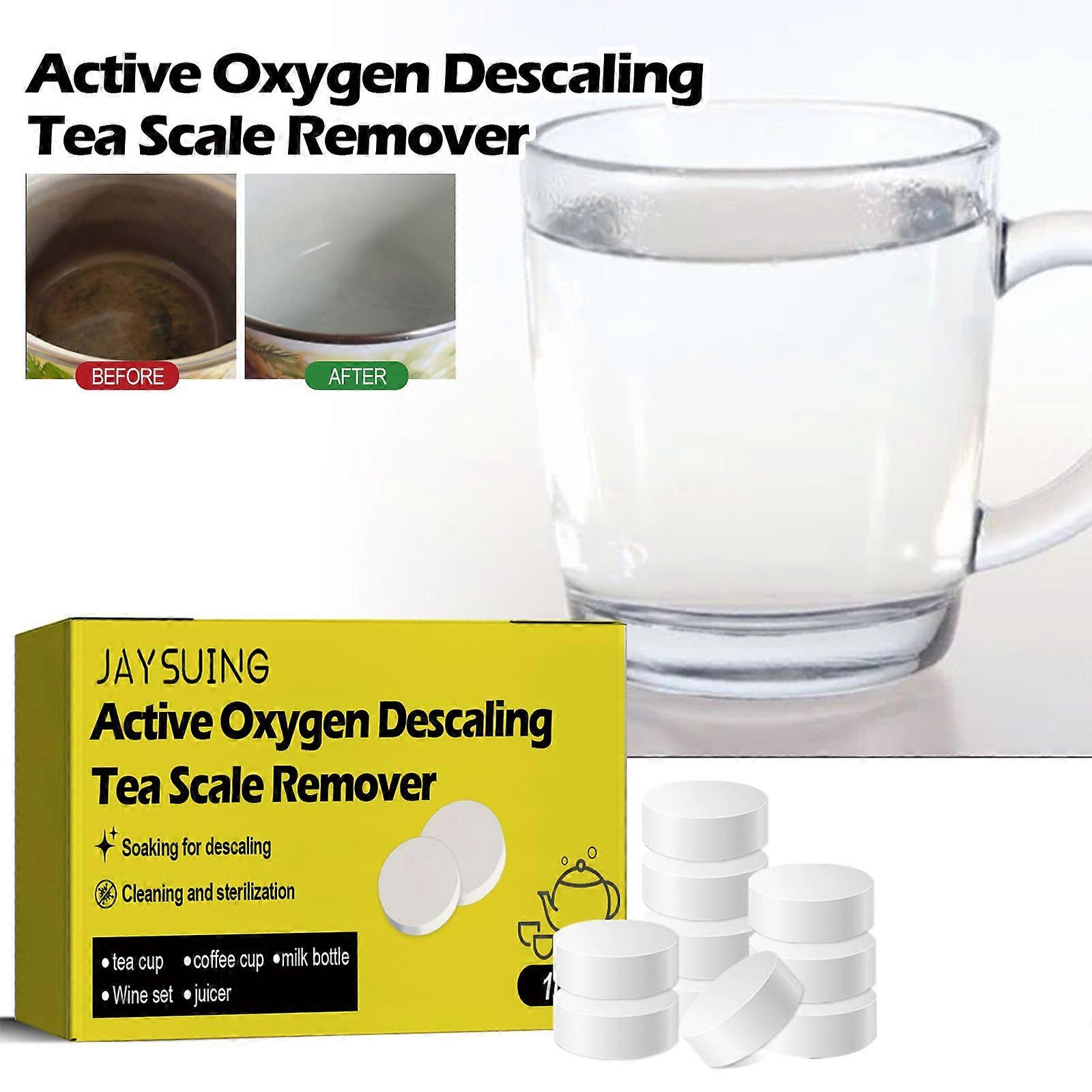 Multipurpose Descaling Effervescent Tablets for Cleaning Cookware, Cups, and Cooktops - 10pcs