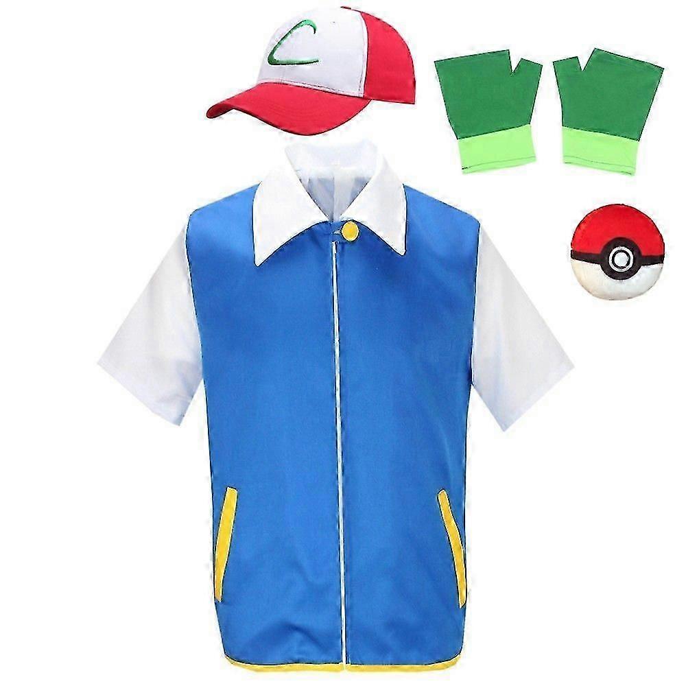 Disfraz de cosplay de Pokemon Disfraz de cosplay de Ash