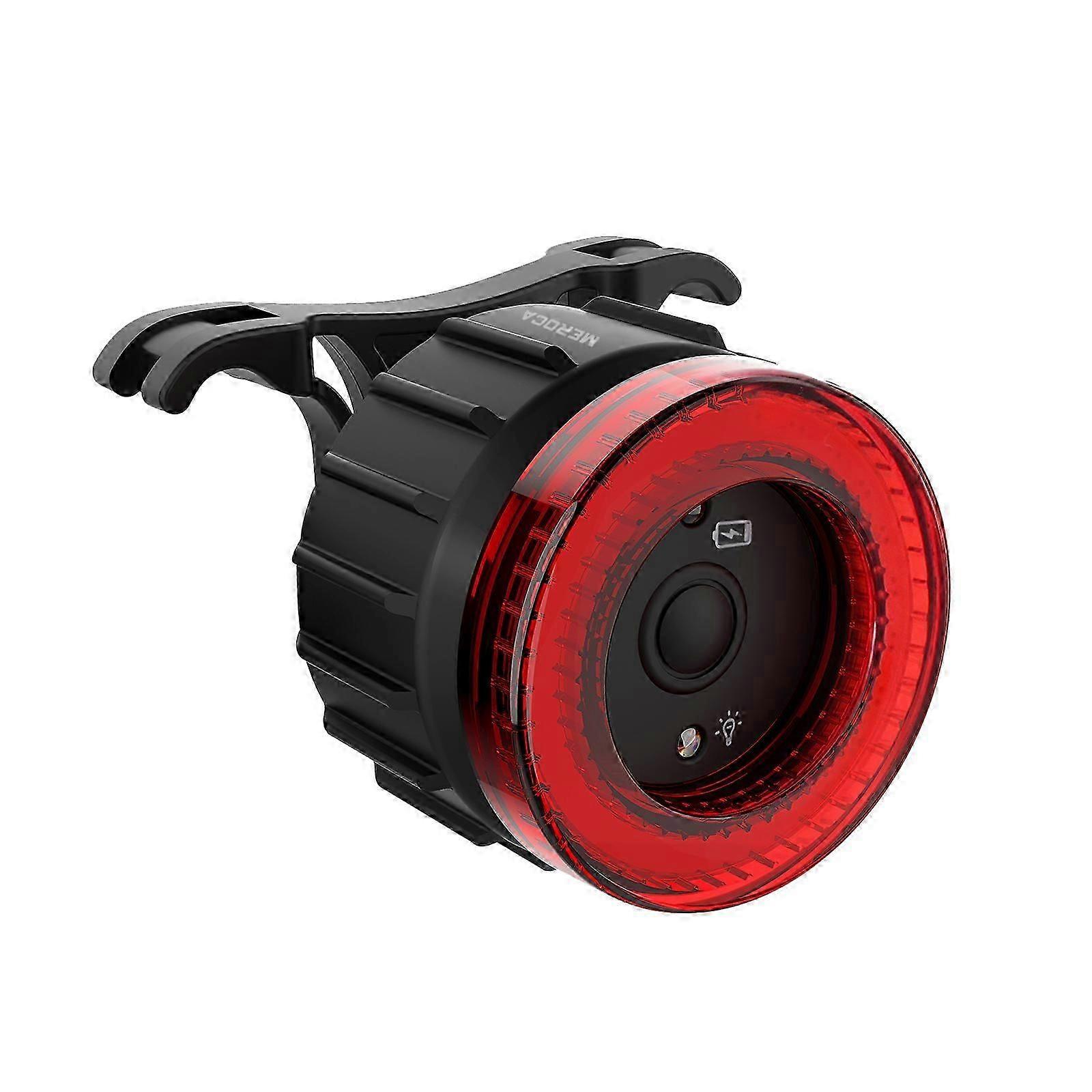 Bike Rear Light Smart Brake Sensing Light Bicycle Tail Light Waterproof LED Charging Taillight Cycling Accessories