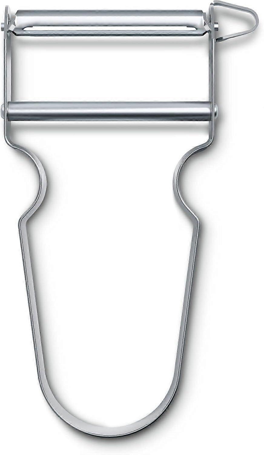 Peeler, Potato peeler, Double-edged with pendulum blade, Extra sharp, Metal handle