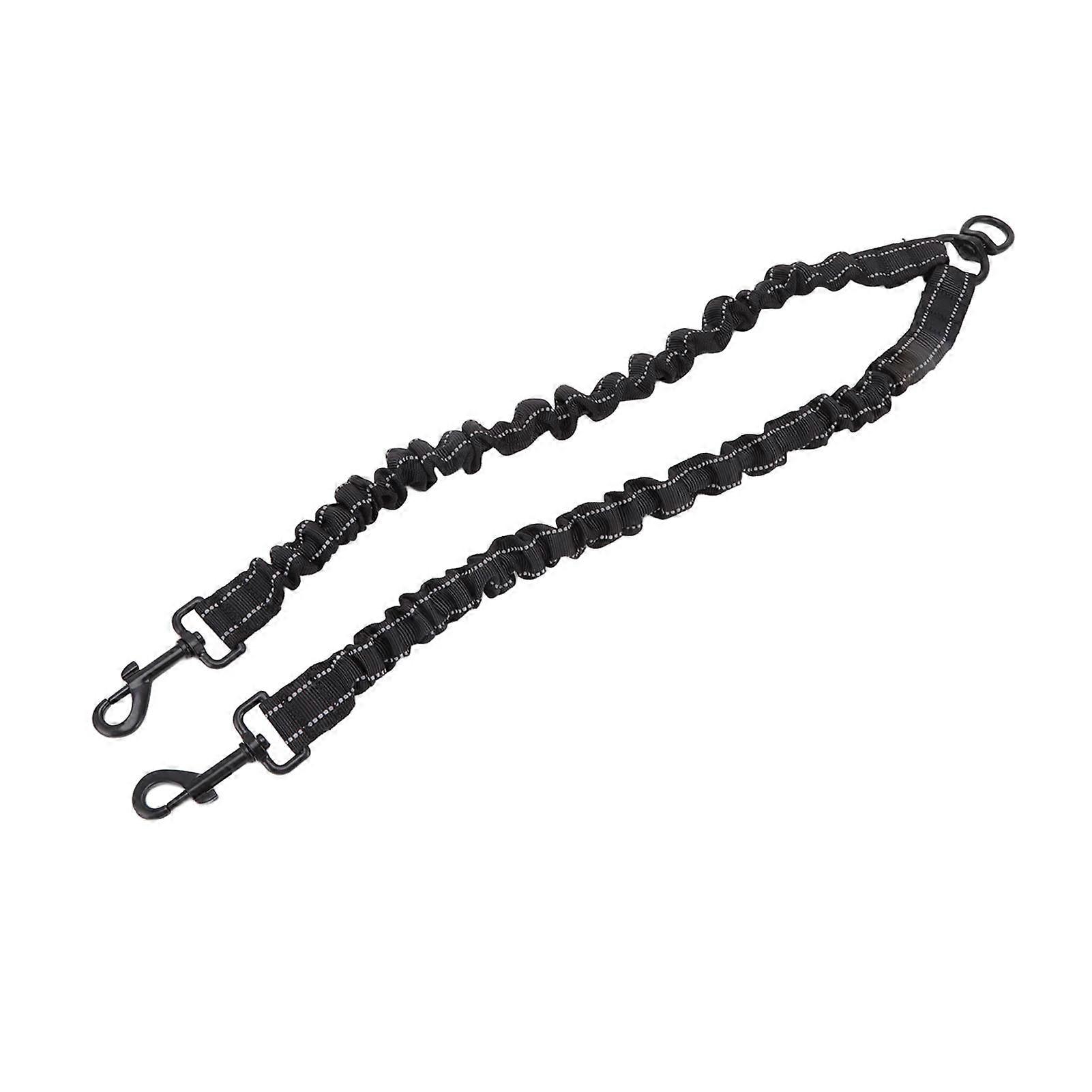 Double Dog Leash 360 Degree Rotation Shock Absorbing Reflective Double Dog Walking Leash