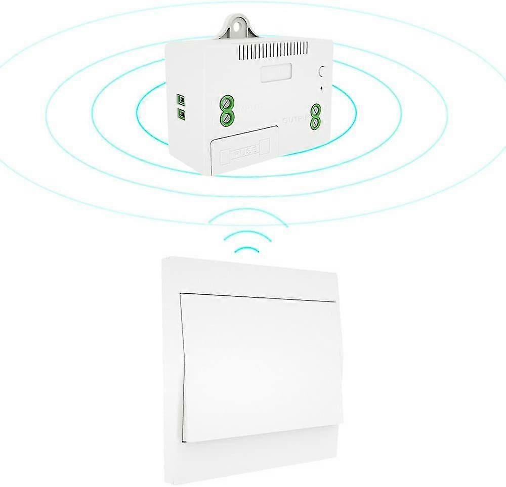 110-220v Wireless Light Switch And Receiver Kit Self-powered