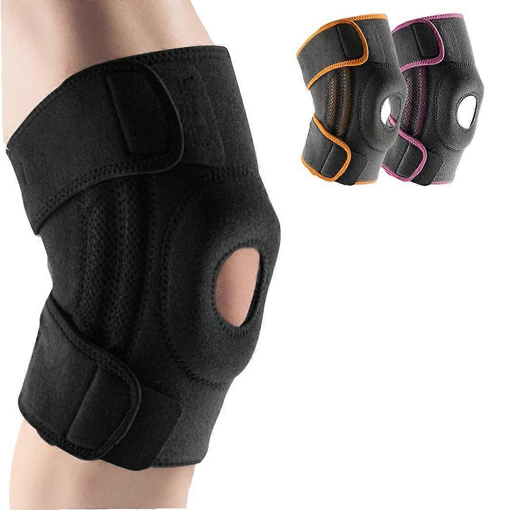 Knee Brace with Side Stabilizers & Patella Gel Pads for Maximum Knee Pain Support and fast recovery for men and women-Please Check How To Size Video Z