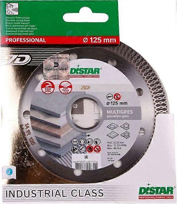 Disque abrasif - Disque à tronçonner Distar Disque diamanté 1A1R D7 MULTIGRES 115
