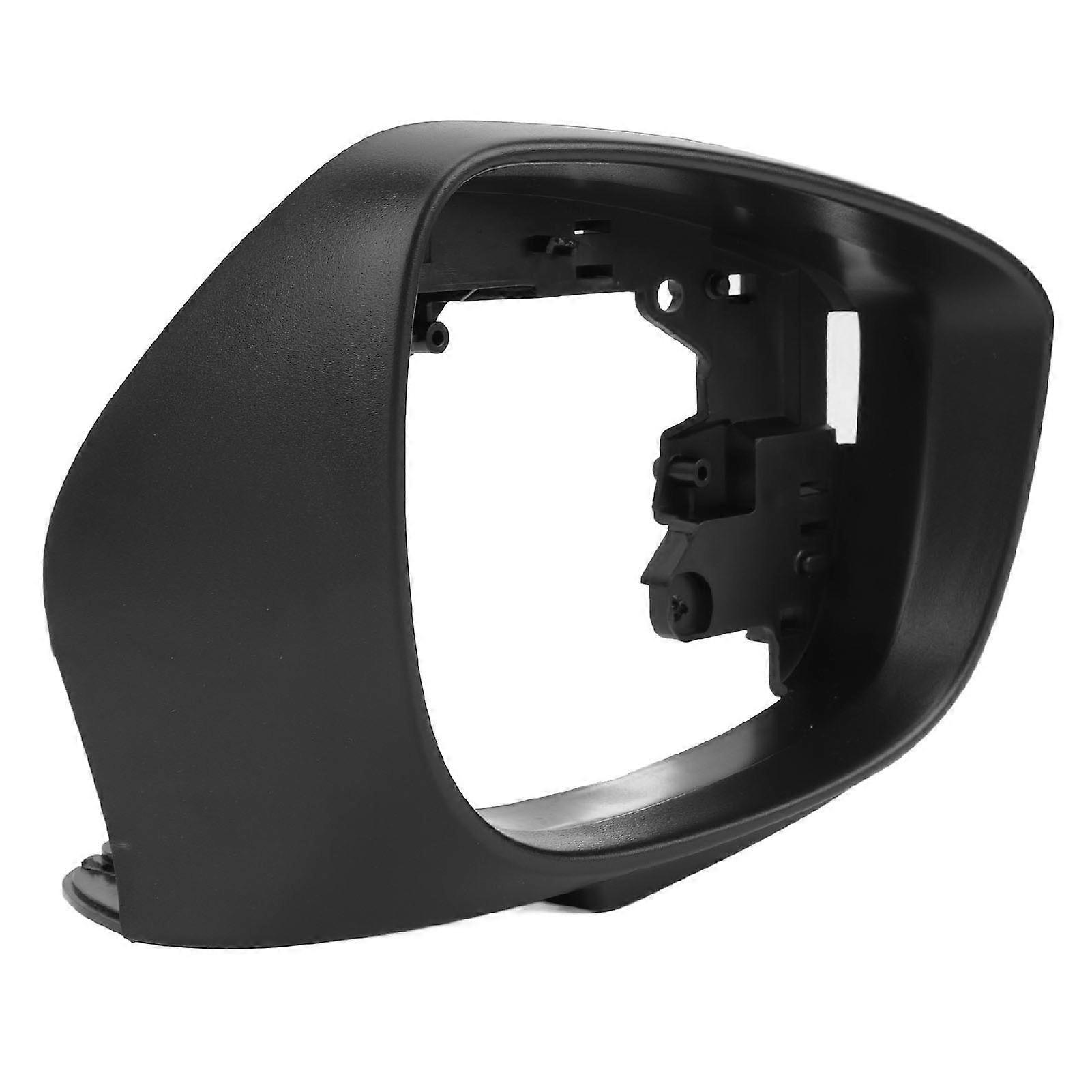 Side Mirror Cover Frame Black Decorative Door Side Wing Rearview Mirror Frame Replacement for Mazda CX‑3 CX5 Right 