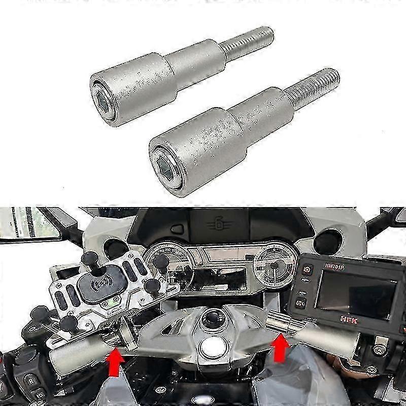 Compact Bike Headstock Stem Phone Mount for BMW K1600 GT GTL fits Apple iPhone 8 PLUS (sku 43224)