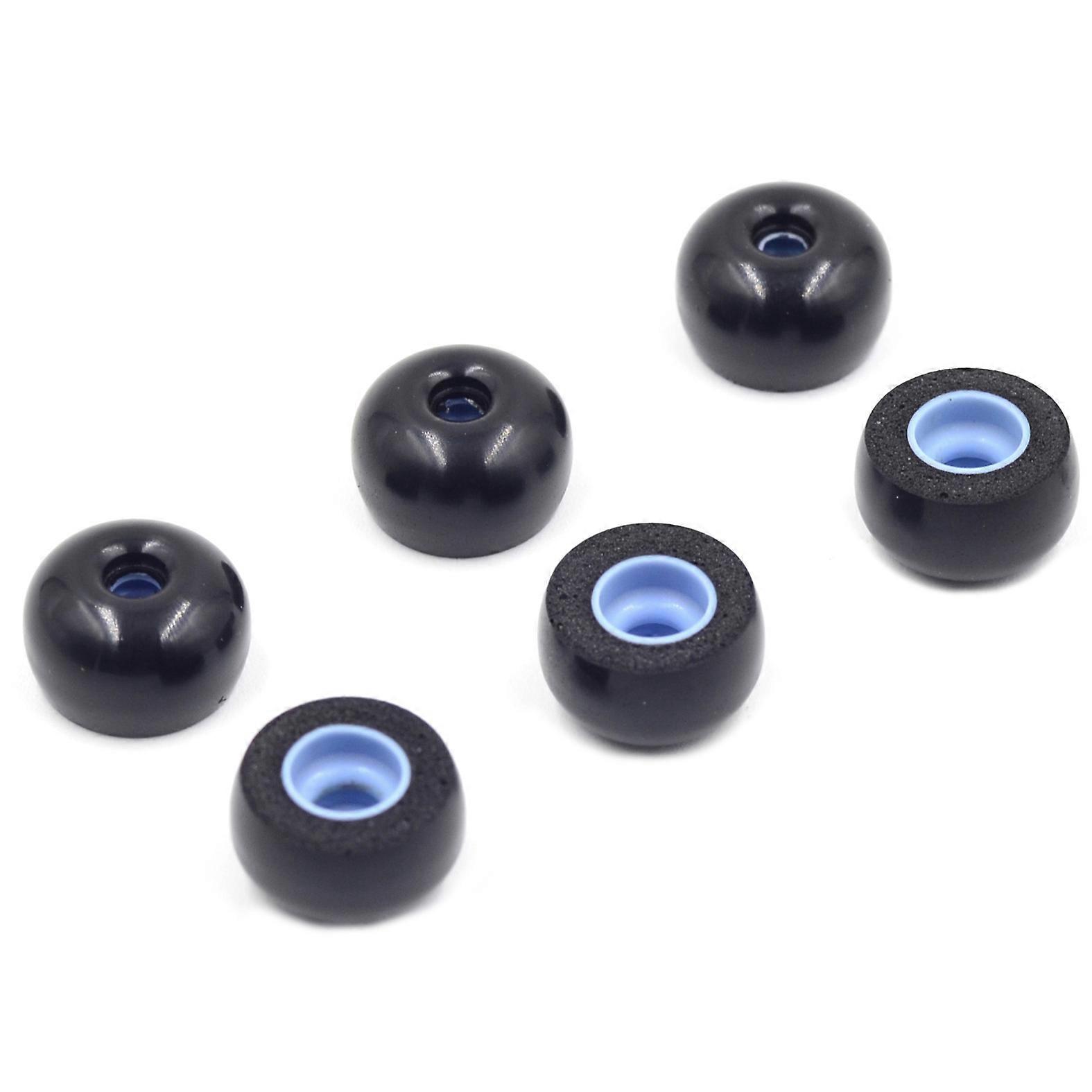 6 PCS Memory Foam Earplugs For TWS Jabra Elite 65T Sony WF-1000XM3 Real Wireless Headset Large Large 