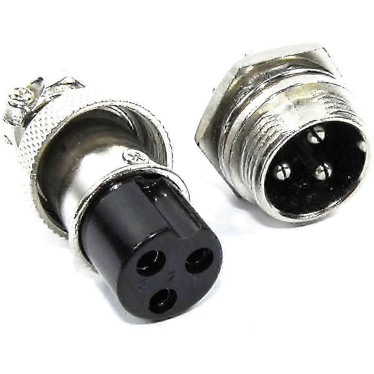 Aviation Gx16-3 Paar Buchse Set