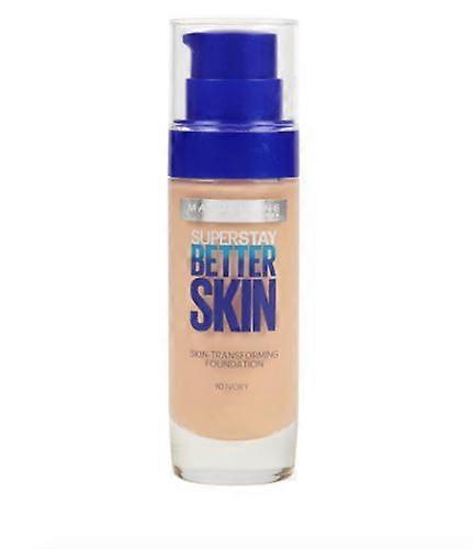 3 x Maybelline Superstay Better Skin Transforming Foundation - 010 Ivory