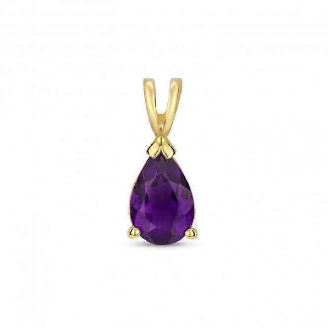 AmethystPear Shape Pendant PD278A