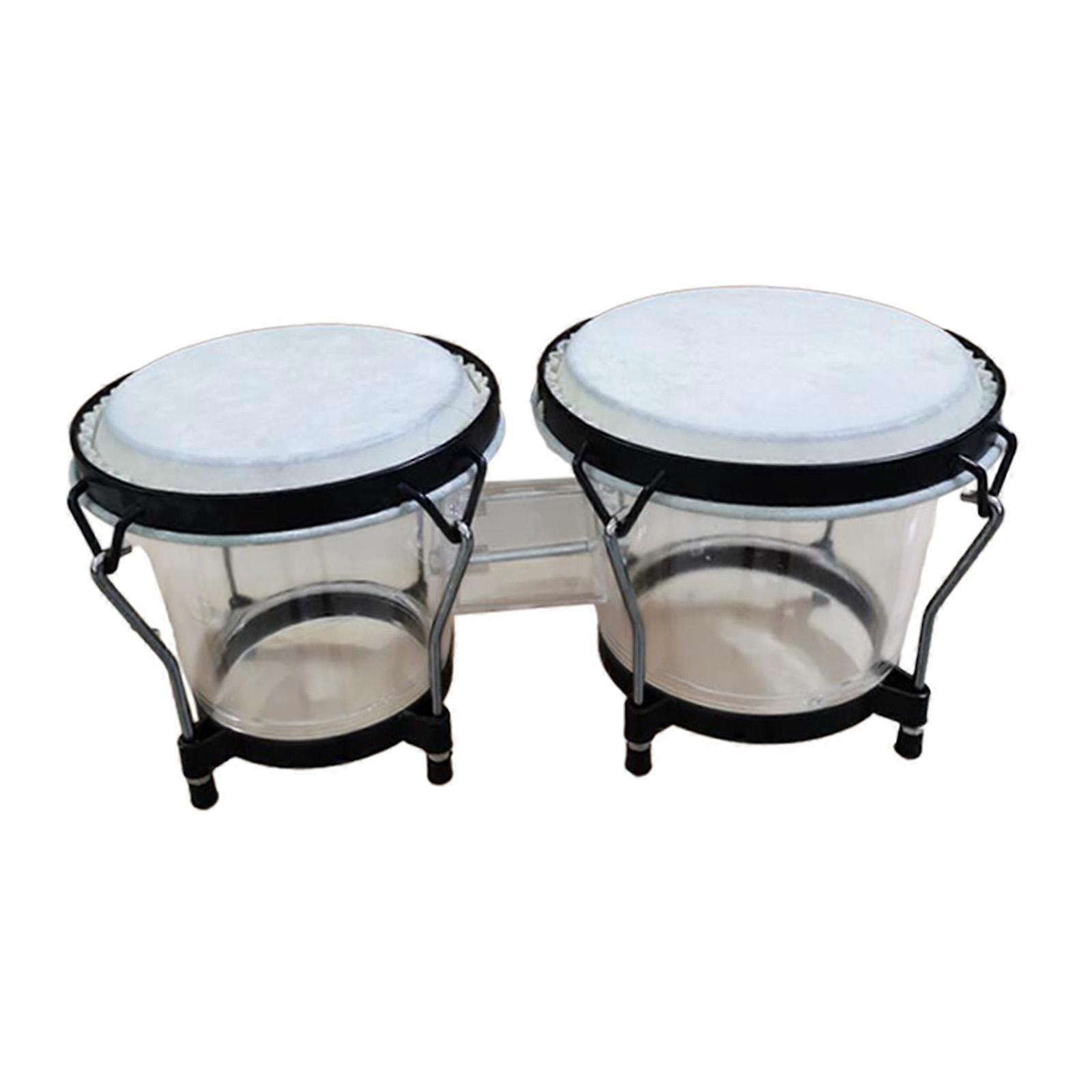 Bongo Drum Set Percussioni Bongo Drum 6'' e 7'' Tunable Crafted Portable