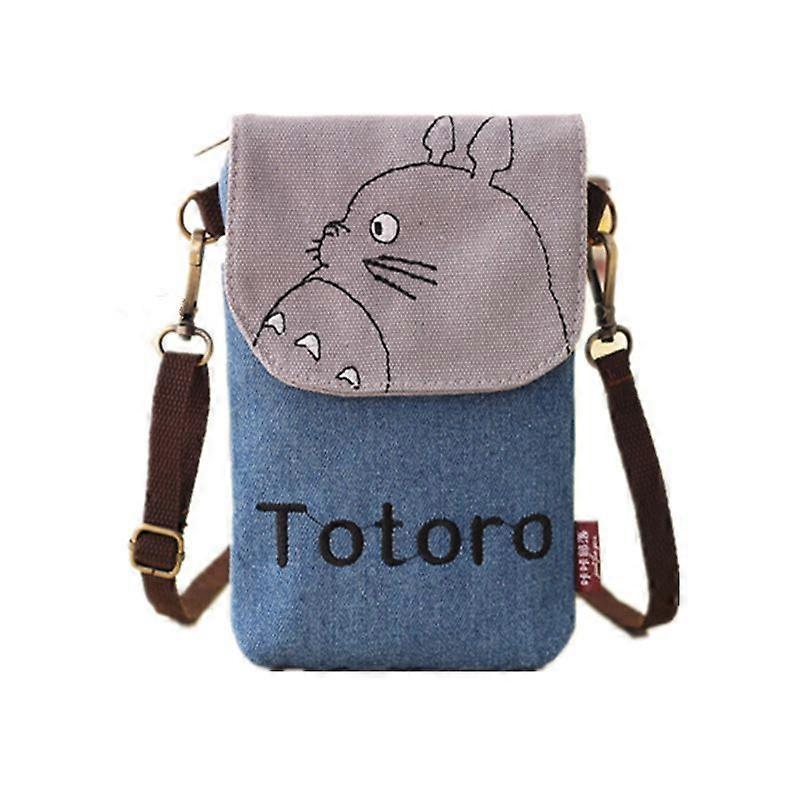 Borsa a tracolla per cellulare - Borsa in tela da donna con tracolla regolabile