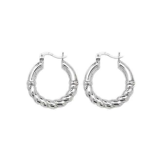 Acotis Silver Creole Earrings G5885