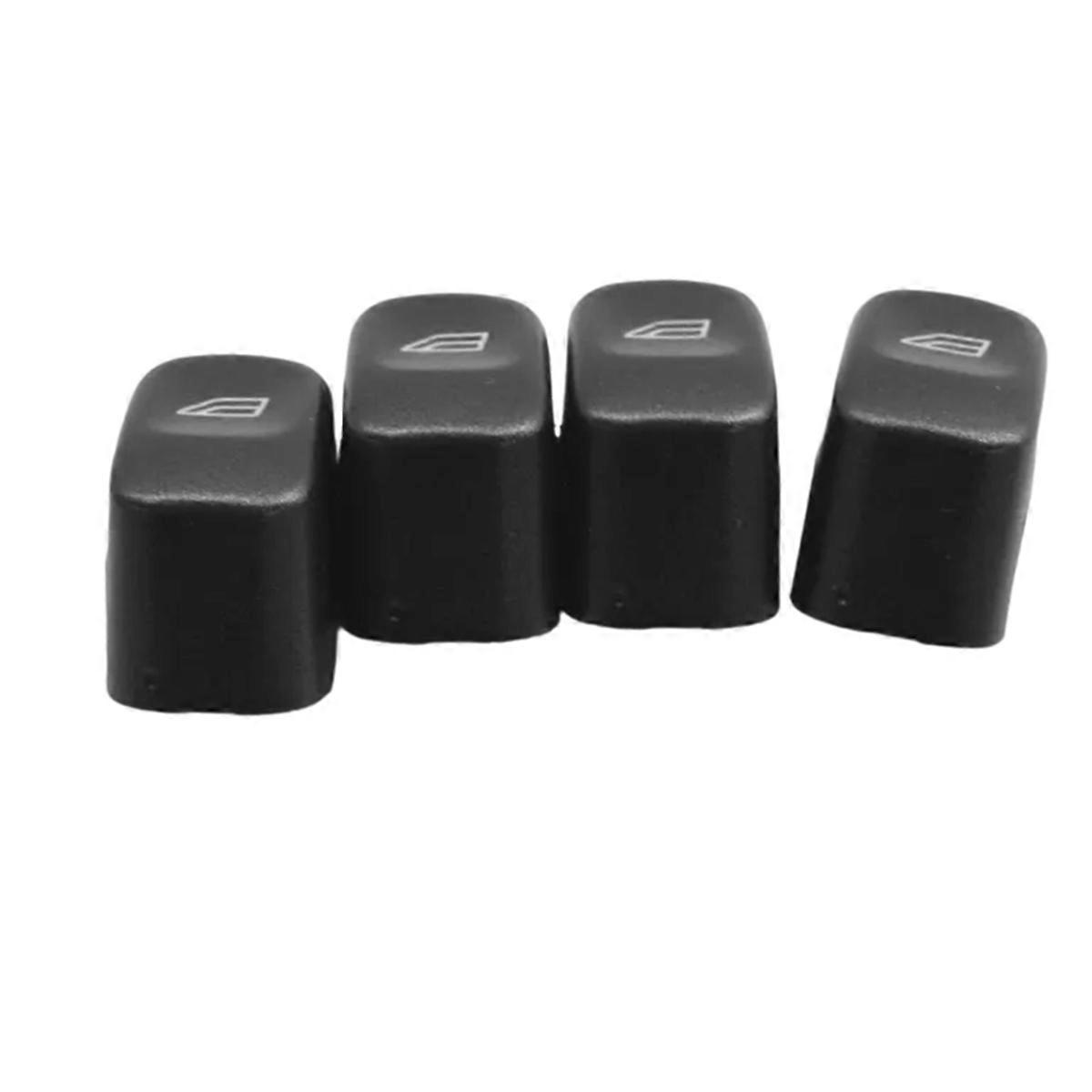 5Pcs Front+Rear Door Window Glass Lifter Switch Button Cover