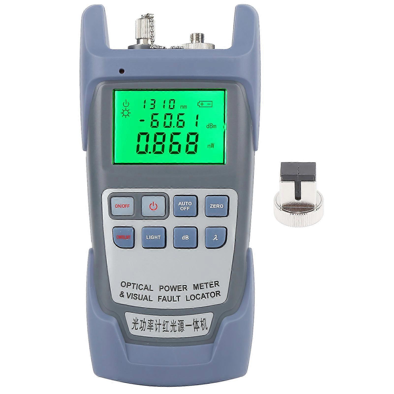 DXP-50D Optical Power Meter Handheld Red Light Fiber Light Decay Tester Machine 5km 1MW