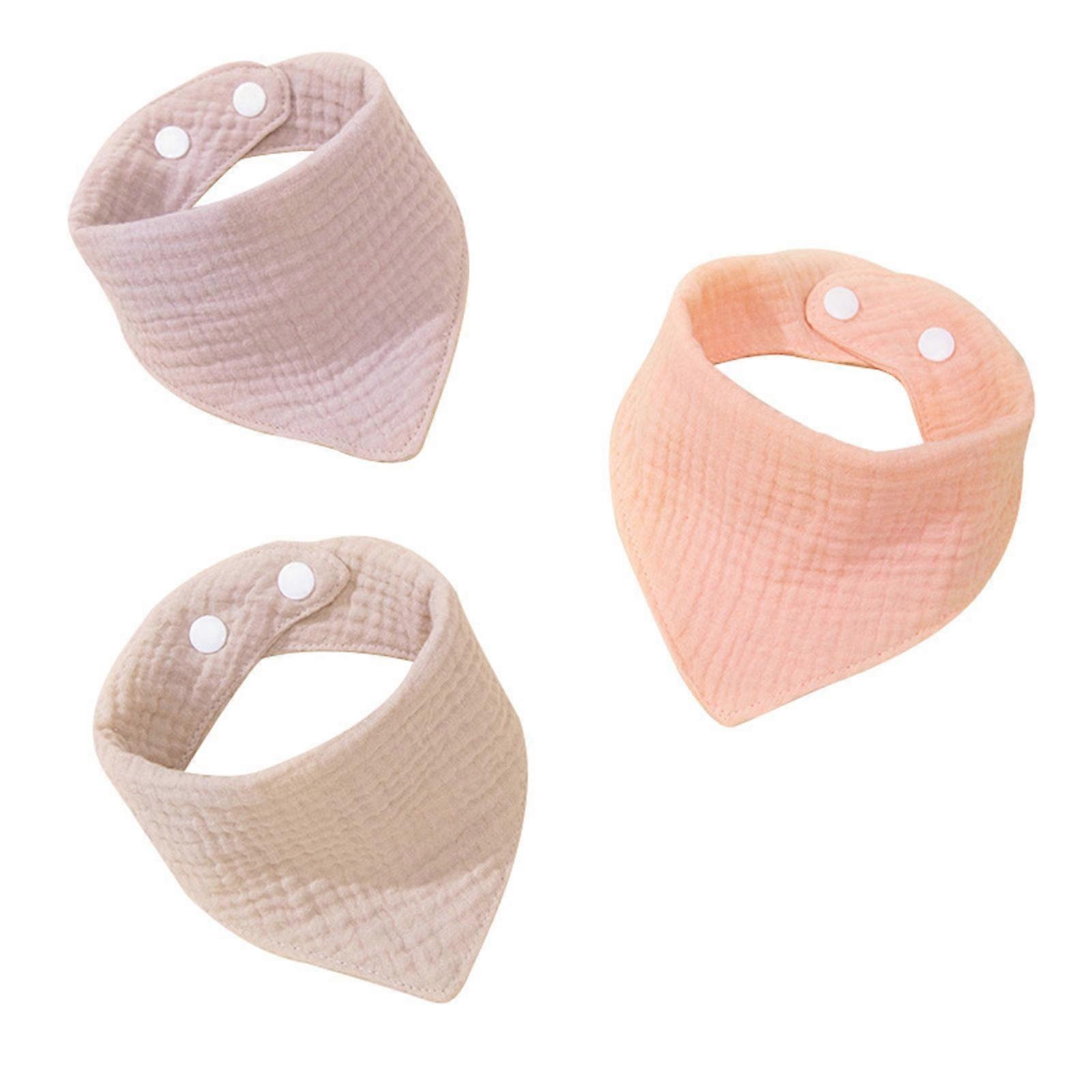 Baby Bibs Thick Burp Cloth Triangle Drooling Bib for 0-2Y Infant