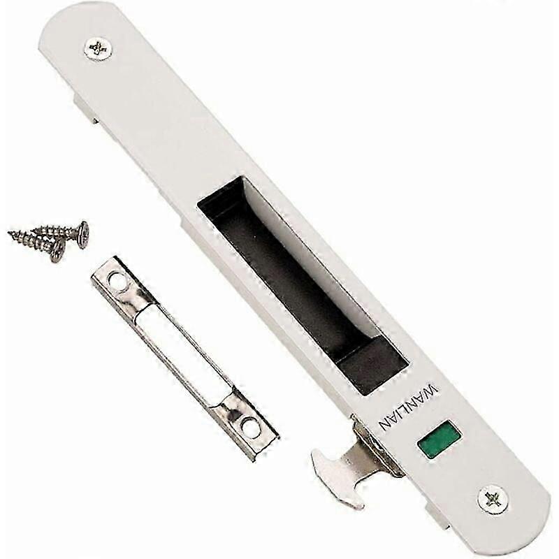 For Sliding Door Window Hook Lock Sliding Door Lock (White) READCLY
