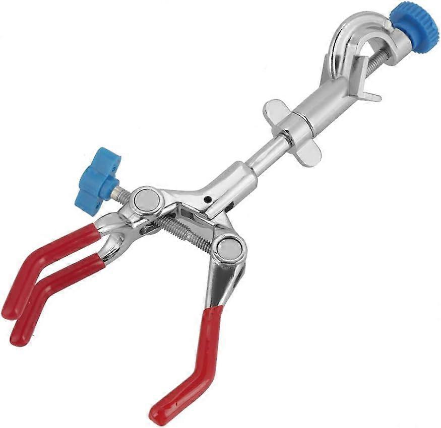 Lab Clamp - Adjustable Tri-Fold Swivel Flask Lab Clamp Test Tube Condenser Erlenmeyer Beaker Holder Lab Accessories