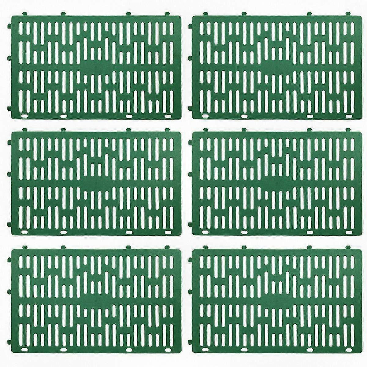 6-Piece Adjustable Tree Guard Fence with Fasteners for Plant Protection