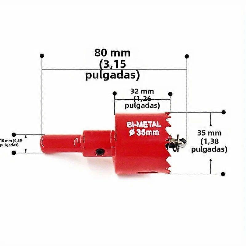 1Pcs Metal Drilling Tool Kit with Bi-Metal Hole Drill Bit for Woodworking and DIY