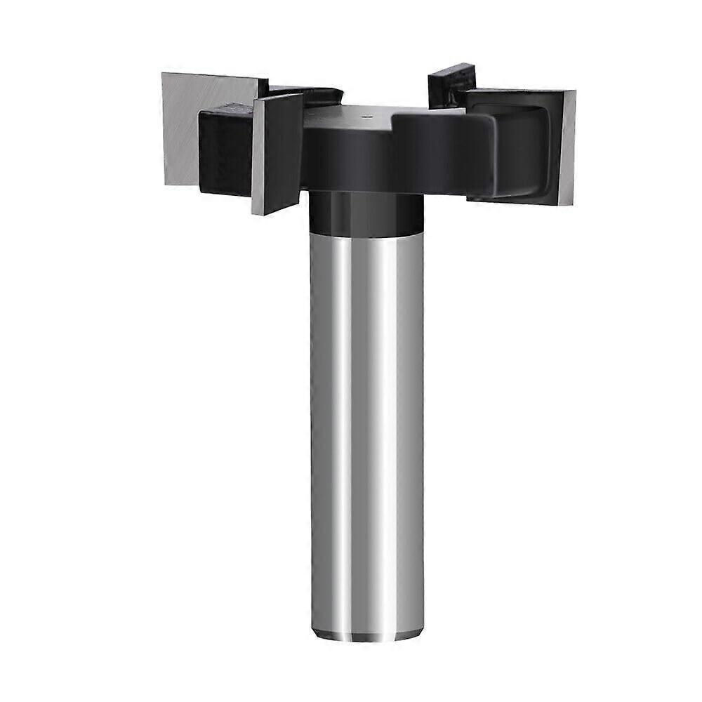 CNC Spoilboard Surfacing Router Bits, 1/2 inch Shank 2 inch Cutting Diameter, 4 Wings Slab Flattening Router Bit Wood Milling Cutter Woodworking Tools