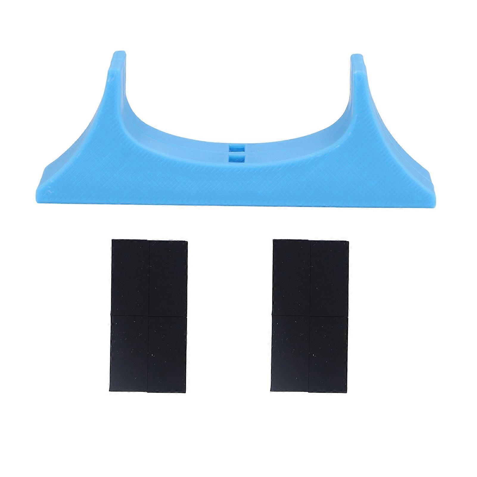 Vertical Stand for Wii U Console, Non-Slip, Stable, 3D Printed, Horizontal Cooling Stand for Wii U Console, Blue