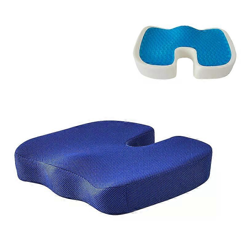 New Gel Cushion Non-slip Gel And Memory Foam Cushion Office Chair Cushion Car Cushion Sedentary Artifact