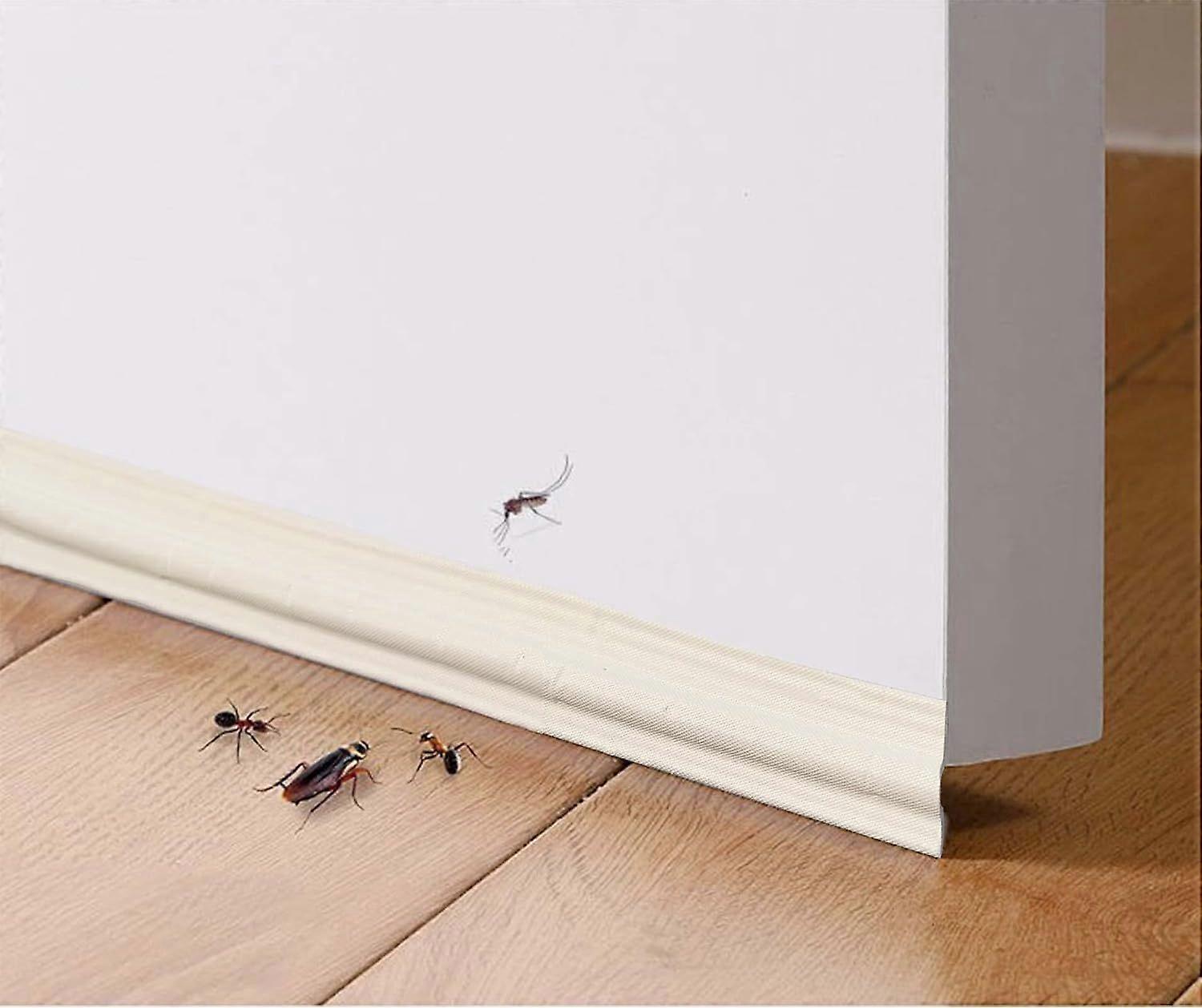 6m Door and Window Draft Excluder for Door and Window Seal, Self-adhesive Foam Door Sealing Strip, Sound Insulation, Windproof, Dustproof